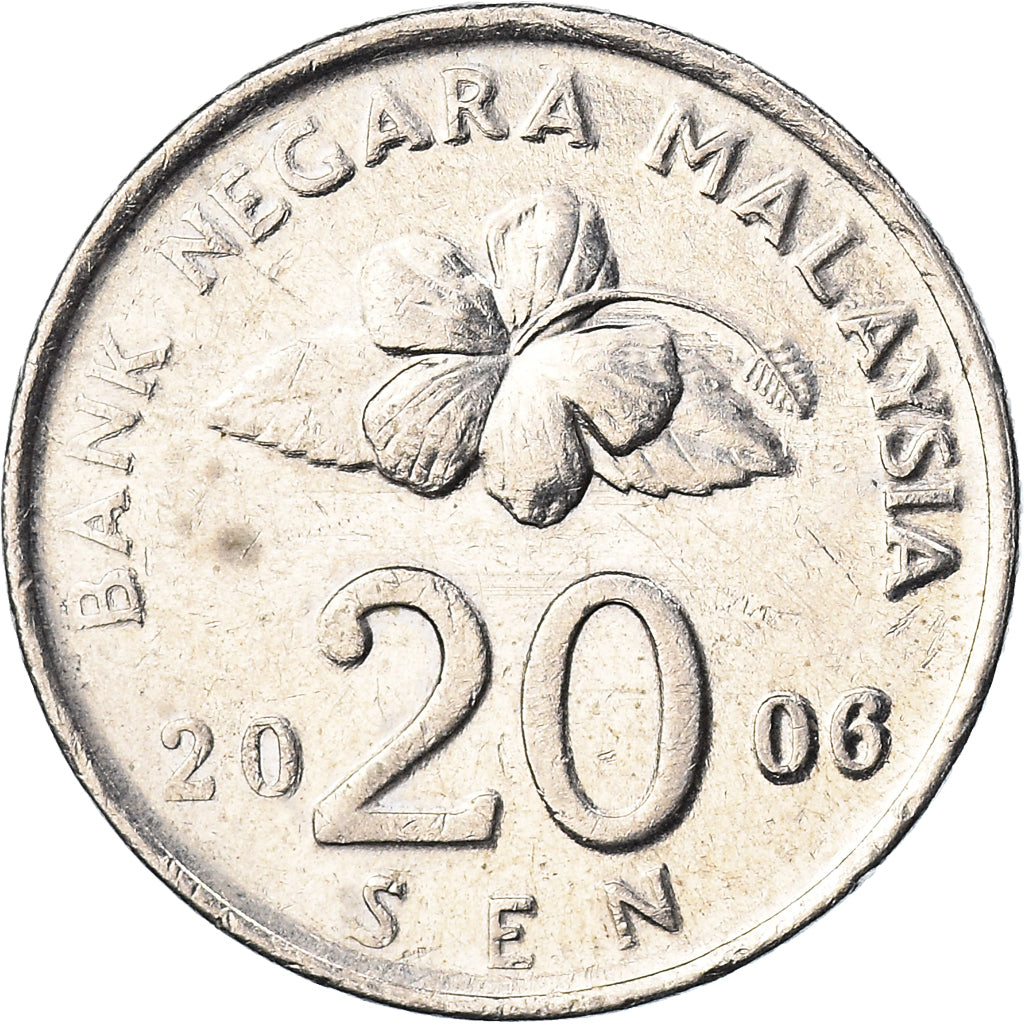 Monnaie, Malaysie, 20 Sen, 2006