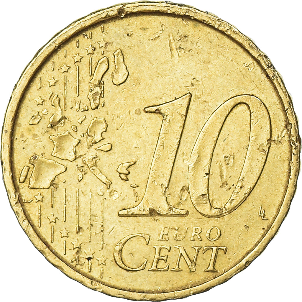 Münze, Spanien, 10 Euro Cent, 2001