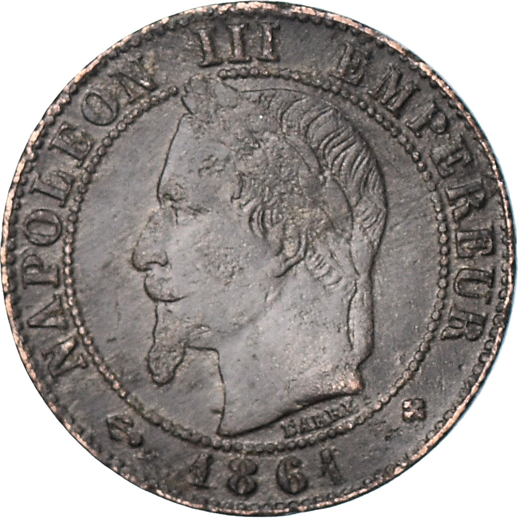 Münze, Frankreich, Centime, 1861