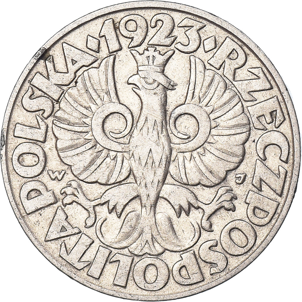 Moneta, Polonia, 50 Groszy, 1923