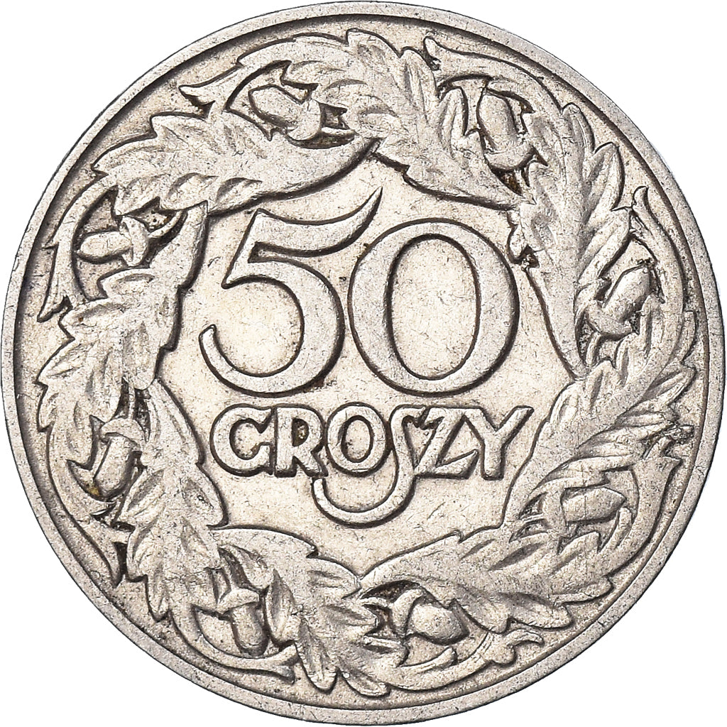 Moneta, Polonia, 50 Groszy, 1923