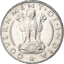 Coin, INDIA-REPUBLIC, 1/4 Rupee, 1954