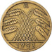 Coin, GERMANY, WEIMAR REPUBLIC, 10 Rentenpfennig, 1923