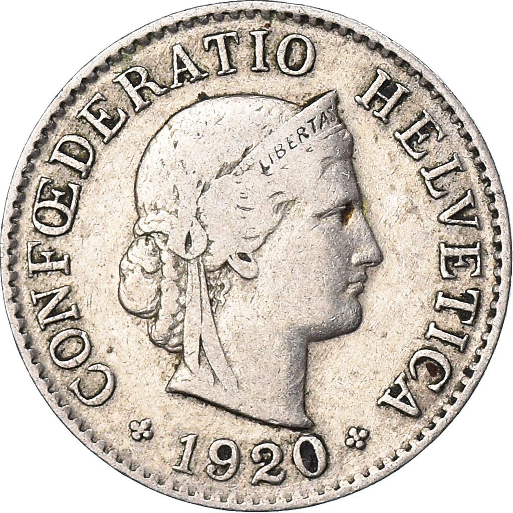 Moneta, Szwajcaria, 5 Rappen, 1920
