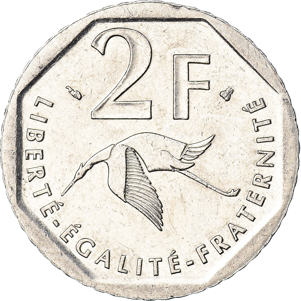 Moneta, Francia, 2 Francs, 1992
