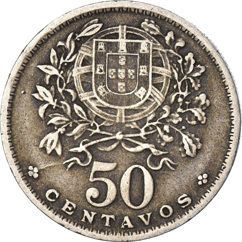 Coin, Portugal, 50 Centavos, 1947