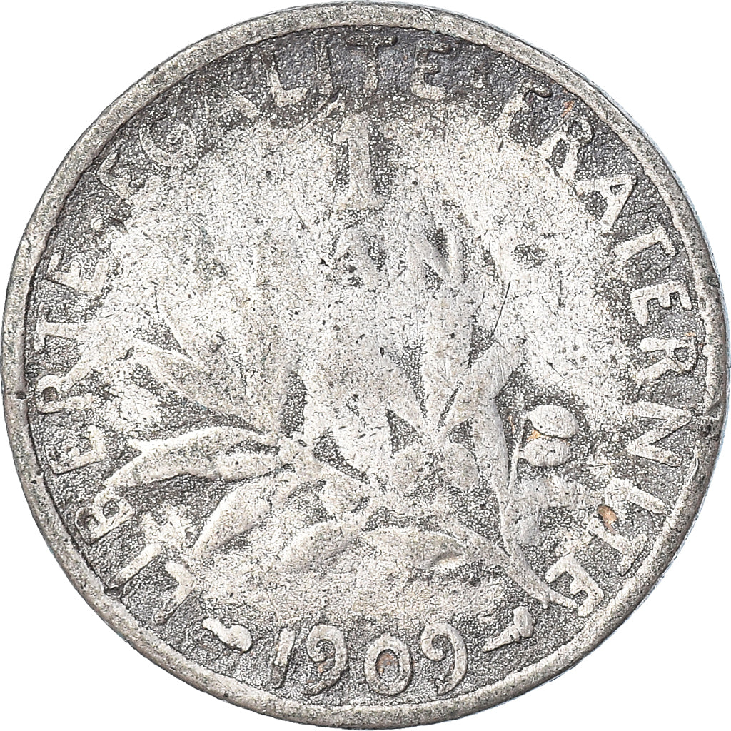 Moeda, França, Franc, 1909