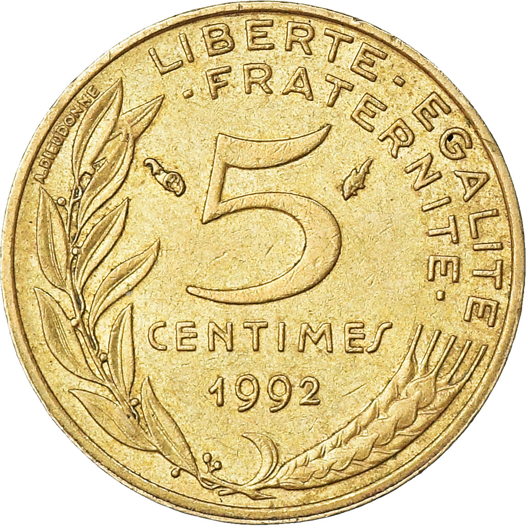 Moneta, Francia, 5 Centimes