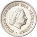 Monnaie, Pays-Bas, 25 Cents, 1956