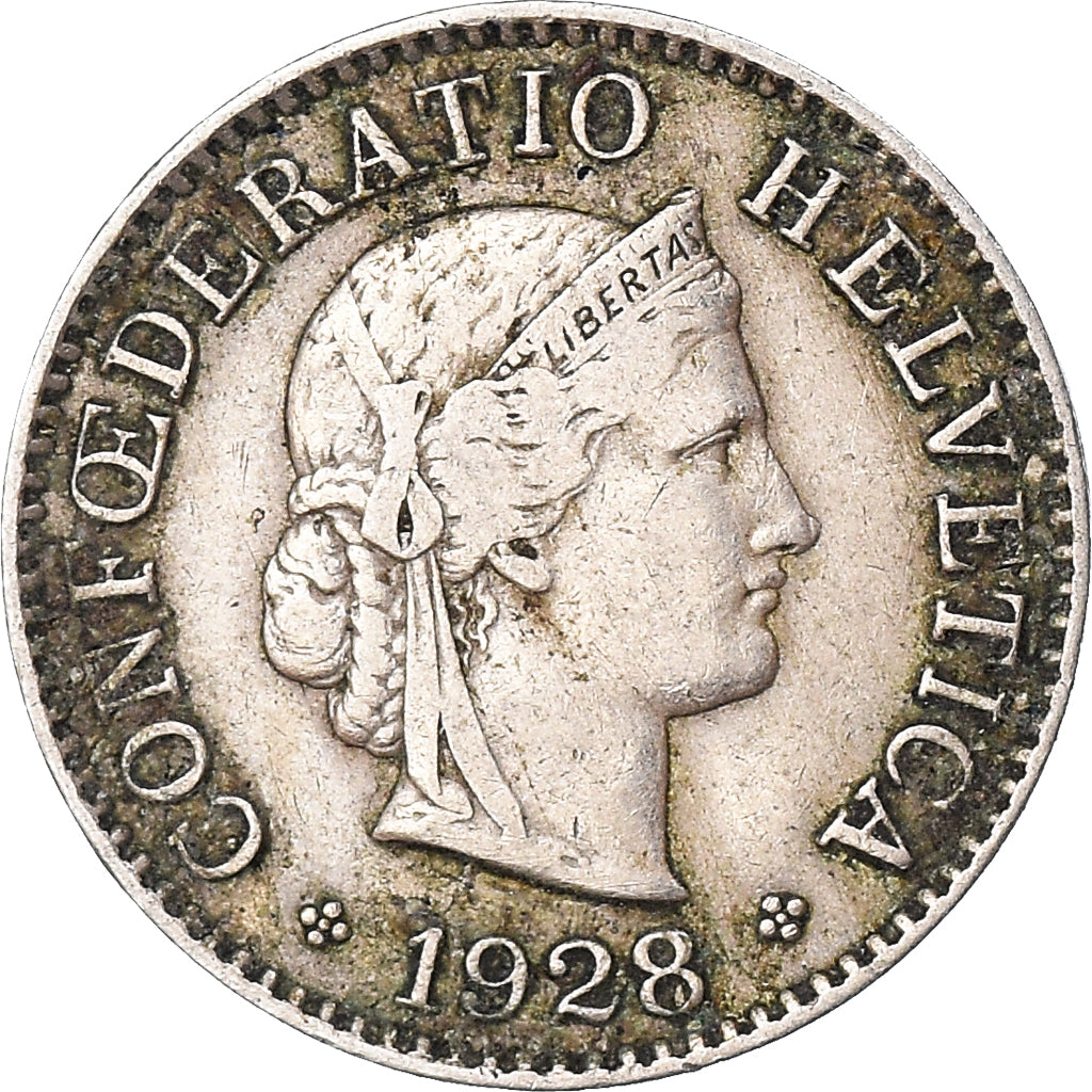 Moneda, Suiza, 5 Rappen, 1928
