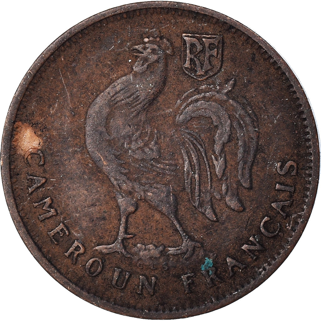 Coin, Cameroon, 50 Centimes, 1943