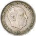 Moneta, Hiszpania, 5 Pesetas, 1957-59