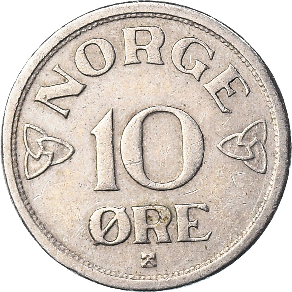 Moeda, Noruega, 10 Öre, 1956