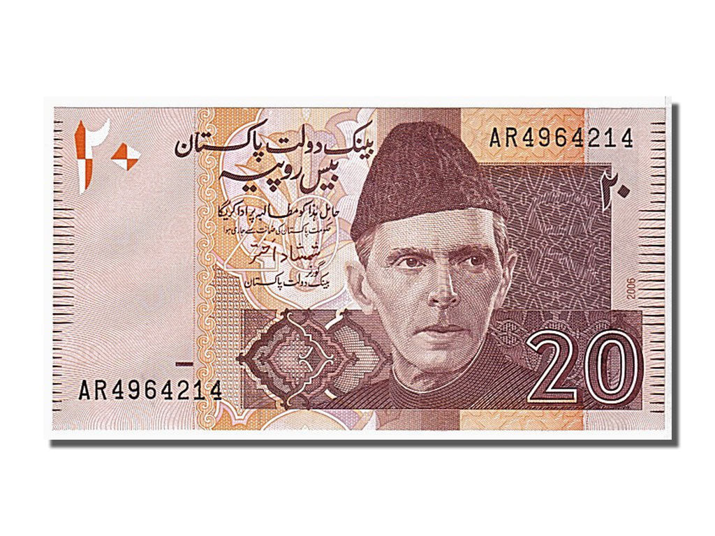 Pakistan, 20 Rupees, 2006, KM:46b, FDS