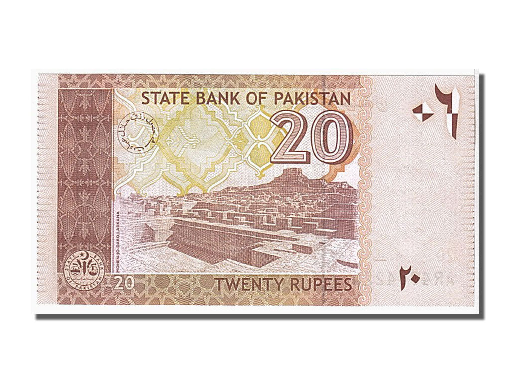 Banconote, Pakistan, 20 Rupees, 2006, KM:46b, FDS