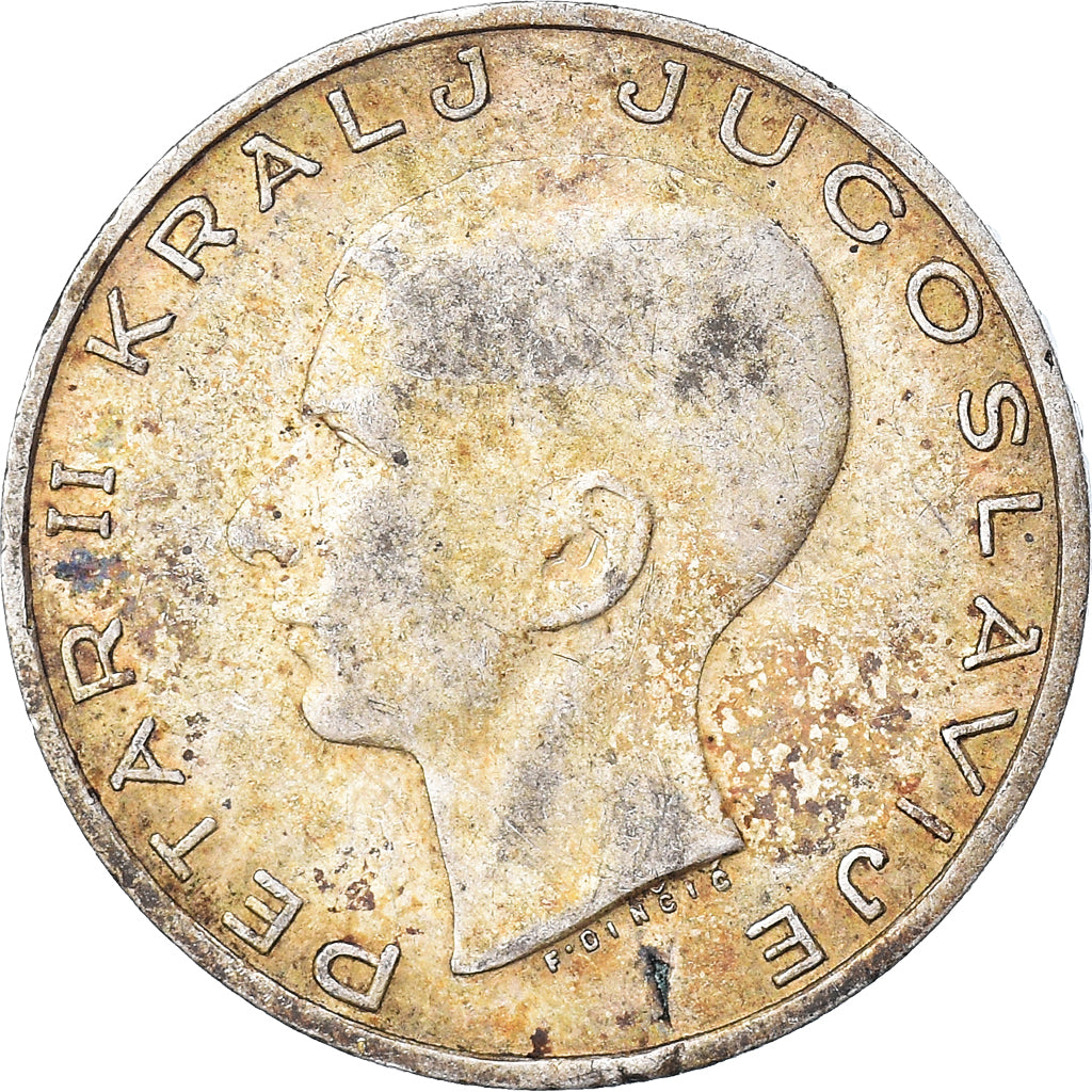 Moneda, Yugoslavia, 20 Dinara, 1938