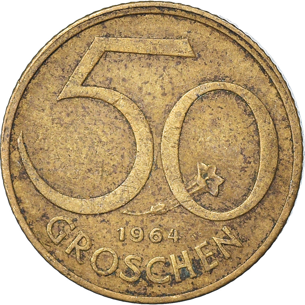 Coin, Austria, 50 Groschen, 1964