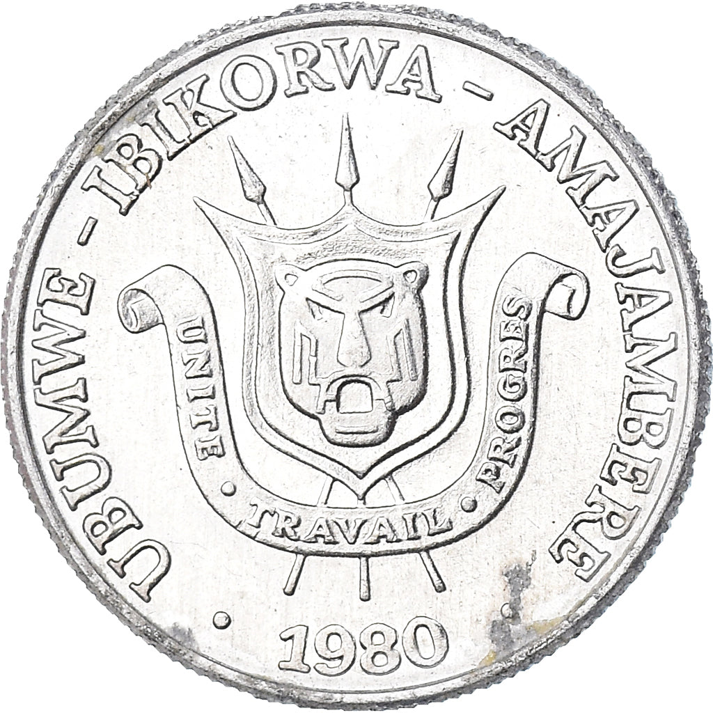Moneta, Burundi, Franc, 1980