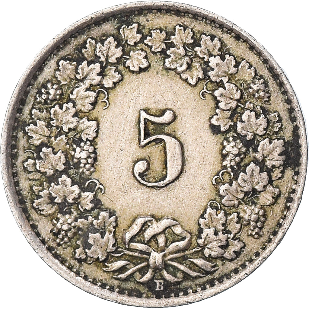 Moeda, Suíça, 5 Rappen, 1943