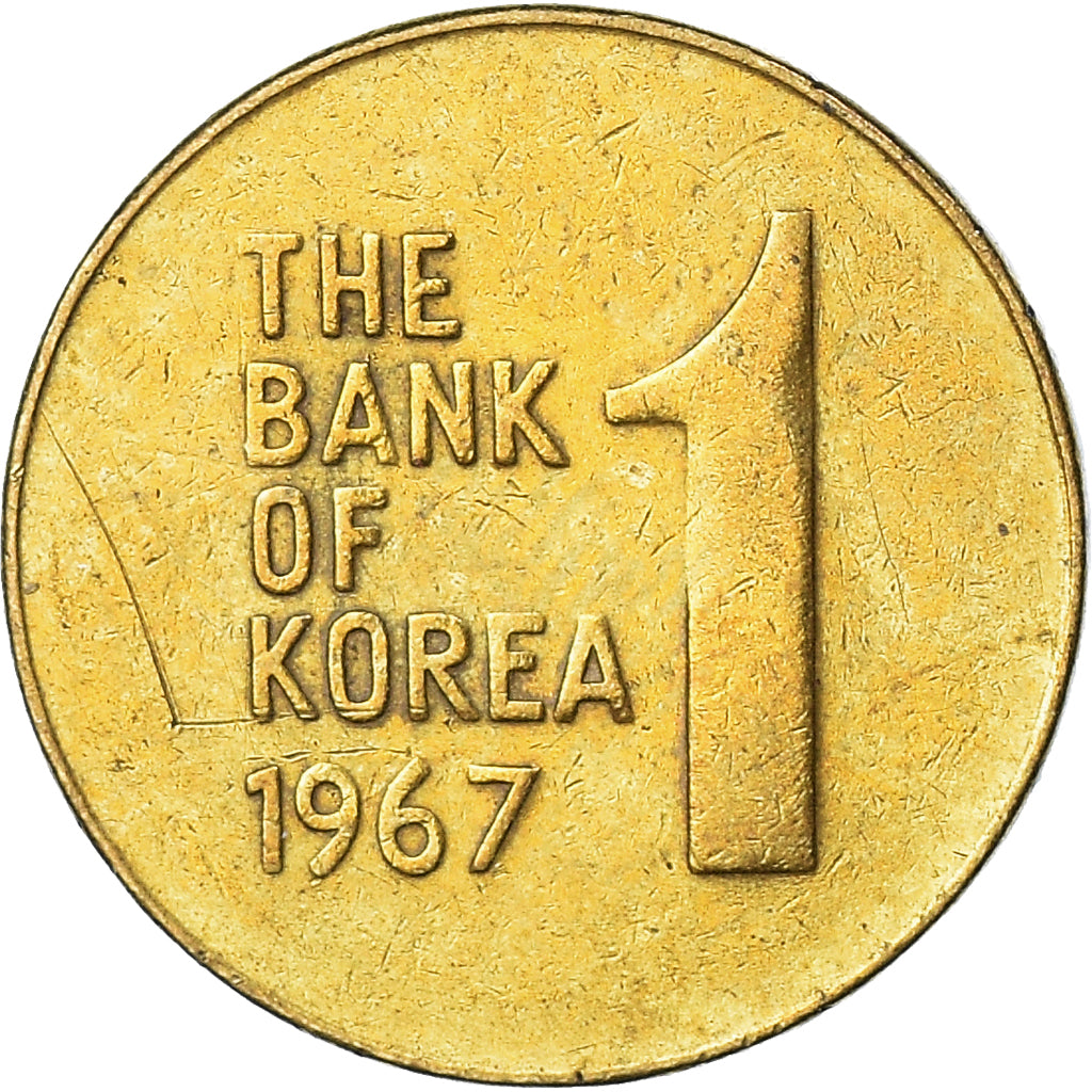 Moneda, Corea, Won, 1967