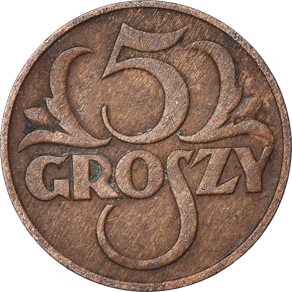 Coin, Poland, 5 Groszy, 1930
