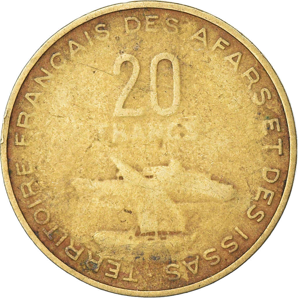 Coin, FRENCH AFARS & ISSAS, 20 Francs, 1968