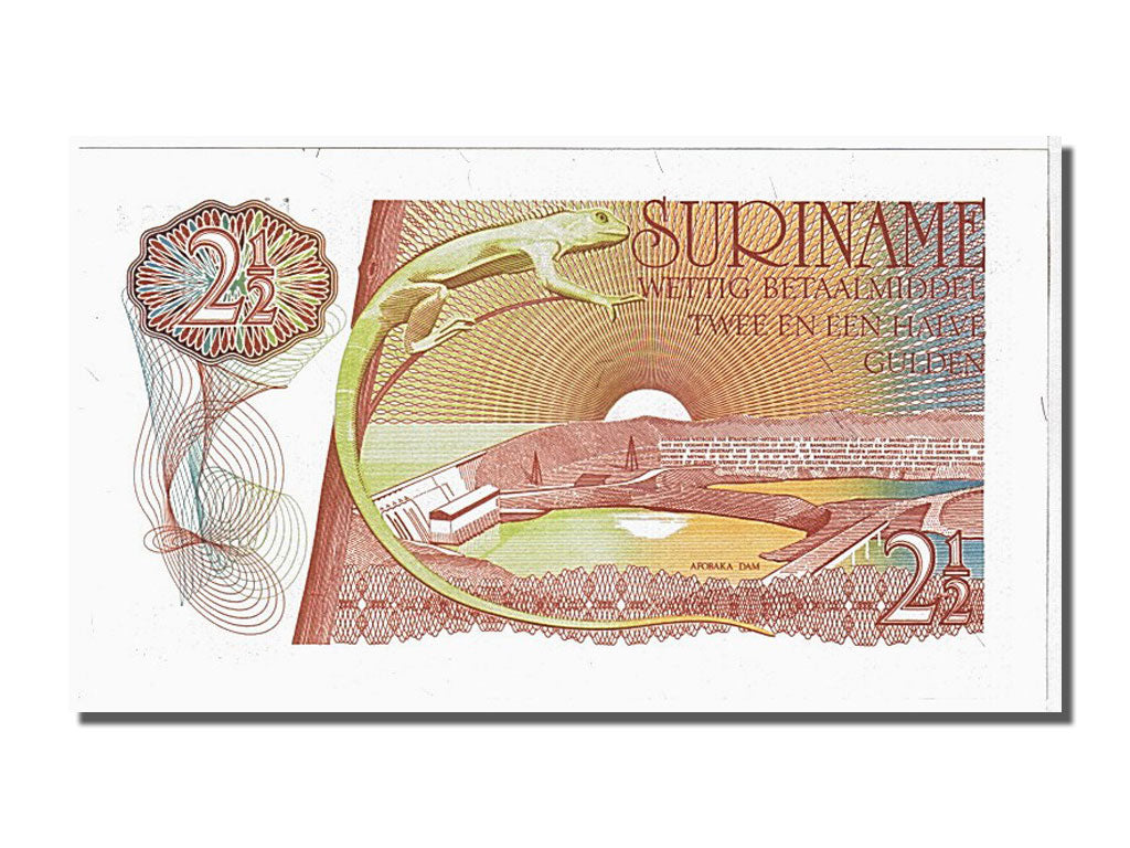 Suriname, 2 1/2 Gulden, 1985, KM #119a, 1960-04-08, UNC(65-70), 009784