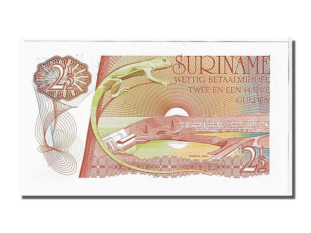 Banknote, Suriname, 2 1/2 Gulden, 1985, 1960-04-08, KM:119a, UNC(65-70)