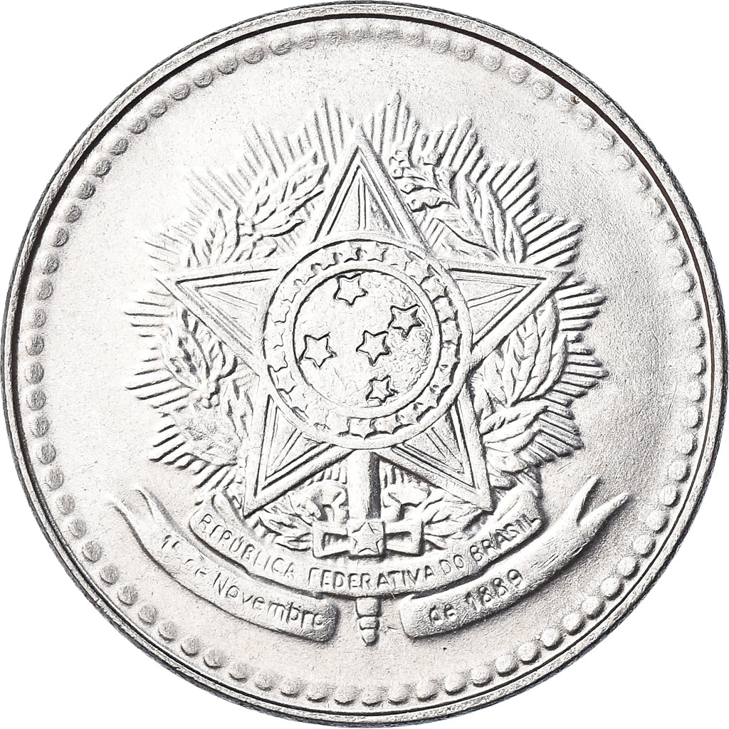 Moneta, Brazylia, 10 Cruzados, 1988