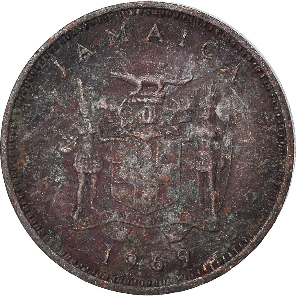Moeda, Jamaica, Cent, 1969