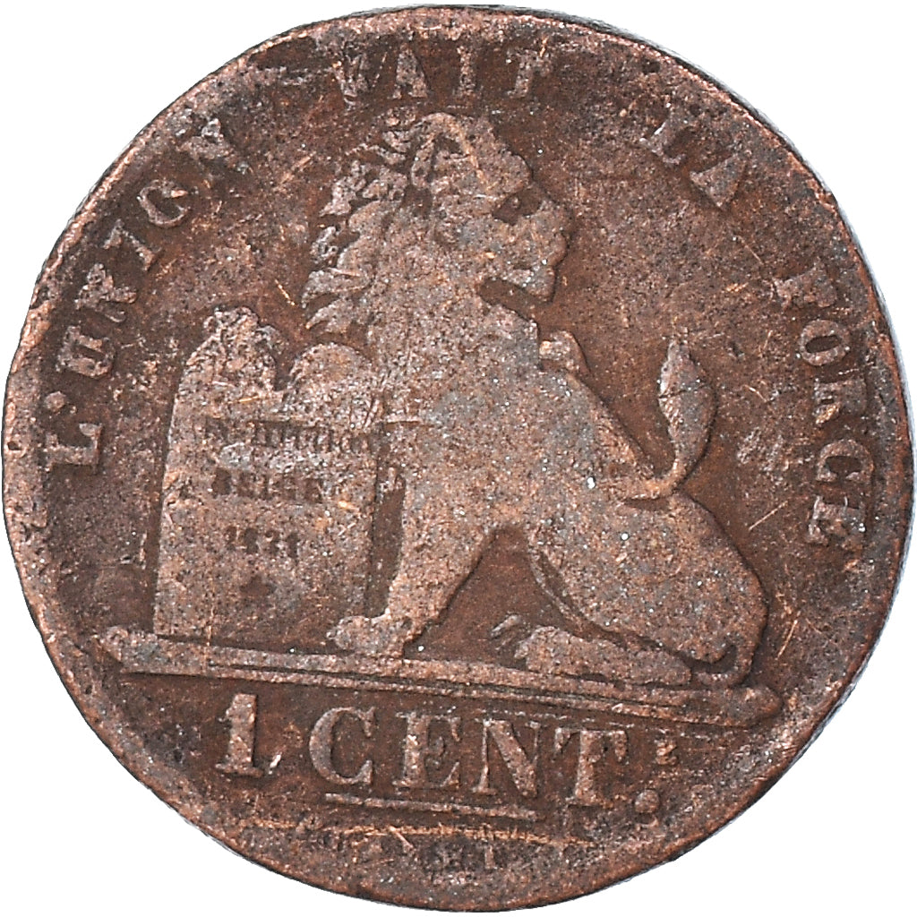 Moeda, Bélgica, 1 Centime, Undated