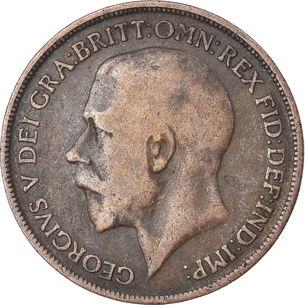 Monnaie, Grande-Bretagne, Penny, 1918