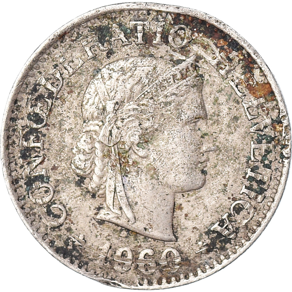 Moneta, Szwajcaria, 10 Rappen, 1960