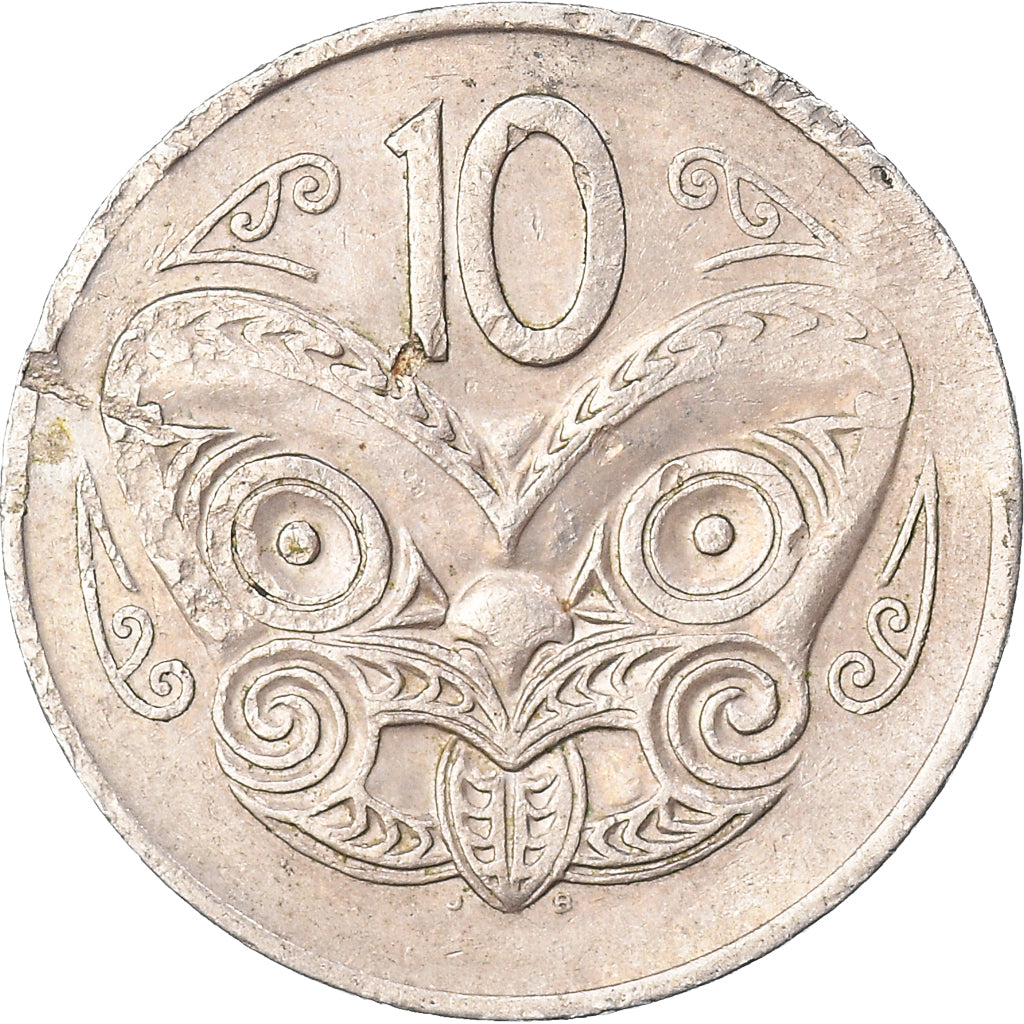 Münze, Neuseeland, 10 Cents, 1973
