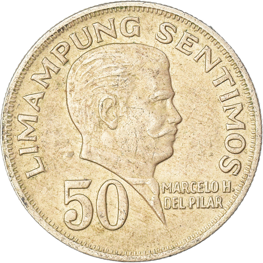 Moeda, Filipinas, 50 Sentimos, 1967