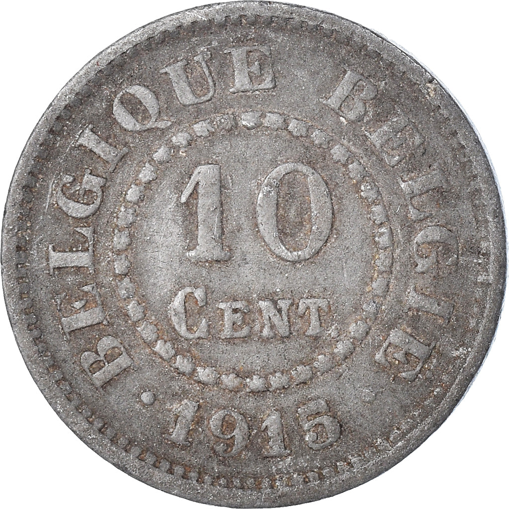 Coin, Belgium, 10 Centimes, 1915
