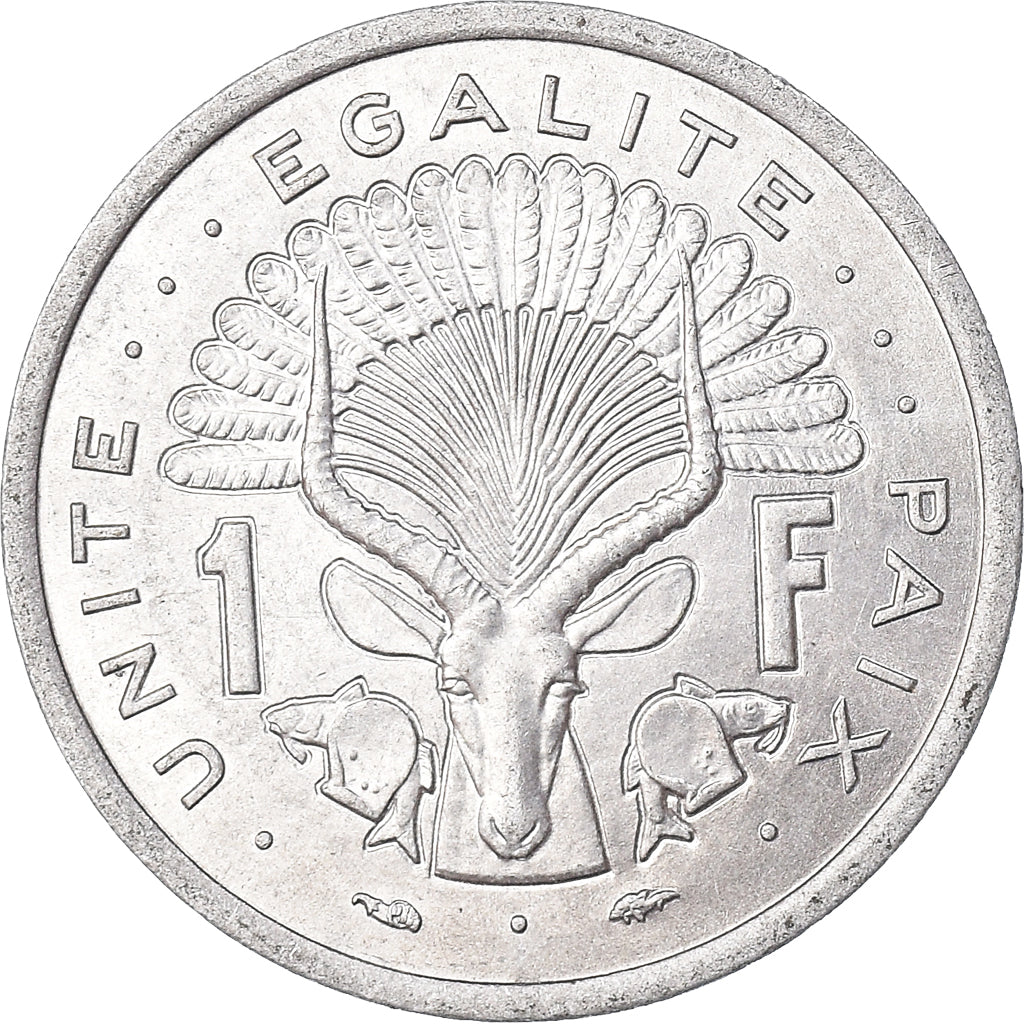 Moneta, Gibuti, Franc, 1977