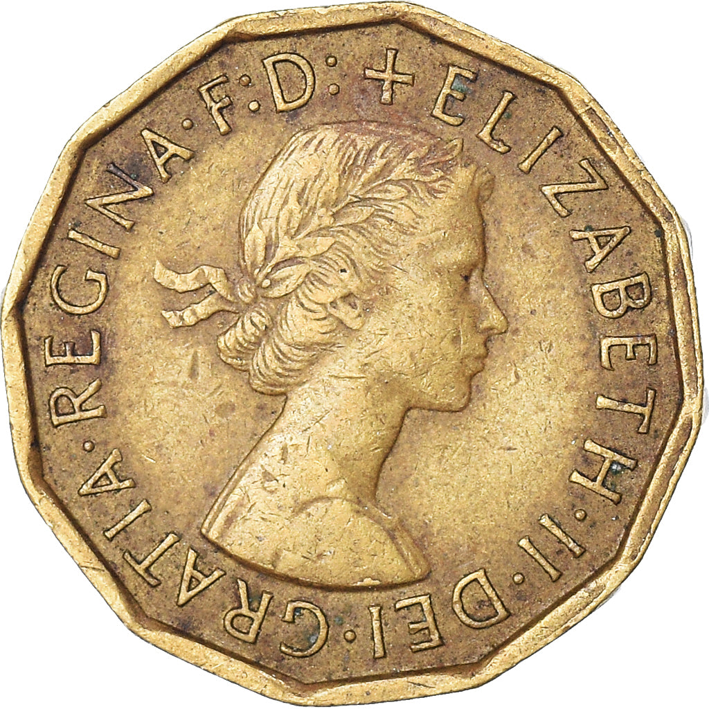 Moneta, Gran Bretagna, 3 Pence, 1966
