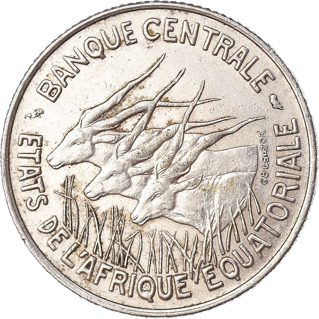 Coin, EQUATORIAL AFRICAN STATES, 100 Francs, 1966
