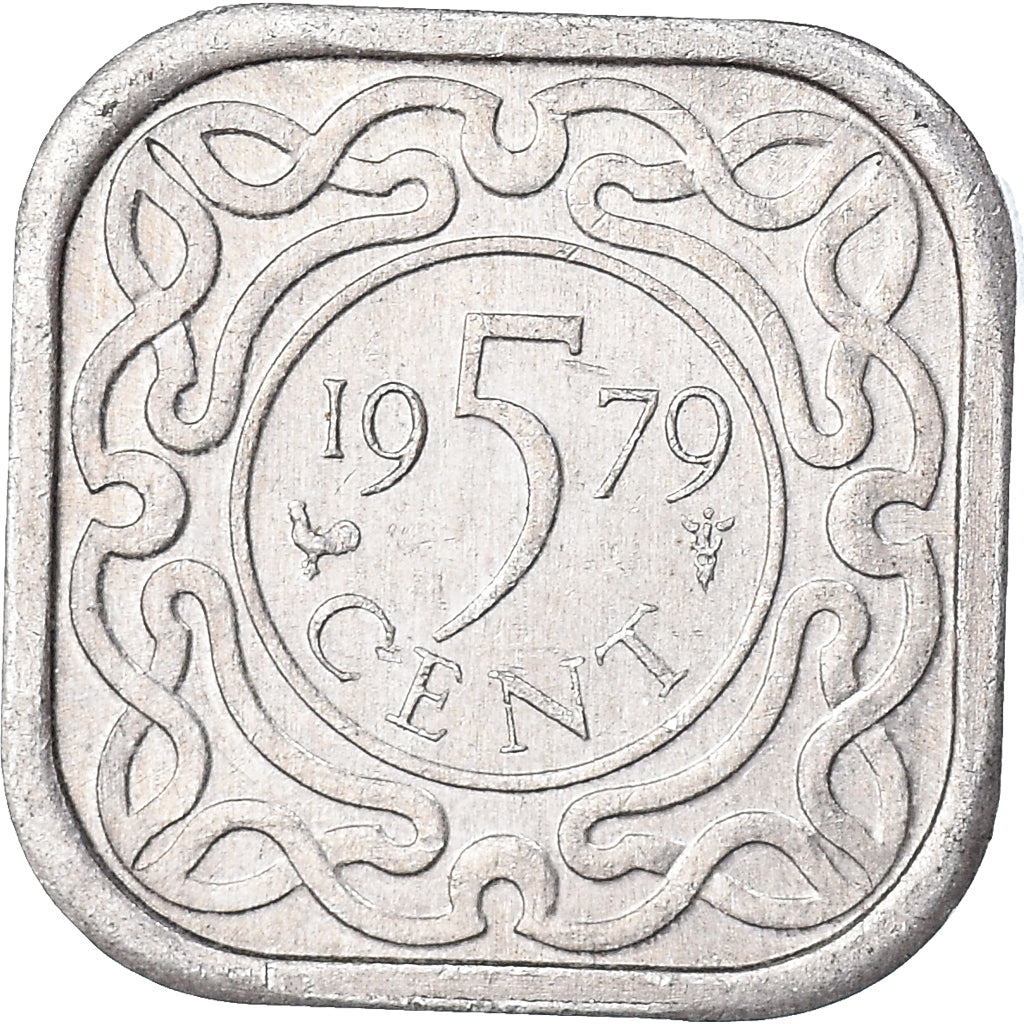 Monnaie, Suriname, 5 Cents, 1979