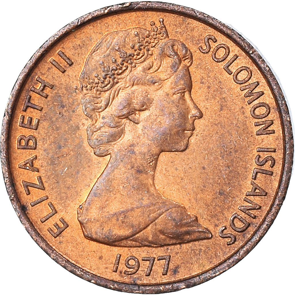 Moneda, Islas Salomón, Cent, 1977