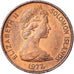 Moneda, Islas Salomón, Cent, 1977