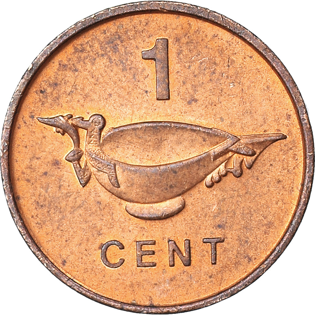 Moneda, Islas Salomón, Cent, 1977