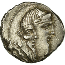 Moneta, Titia, Denarius, Rome, AU(50-53), Srebro, Babelon:1