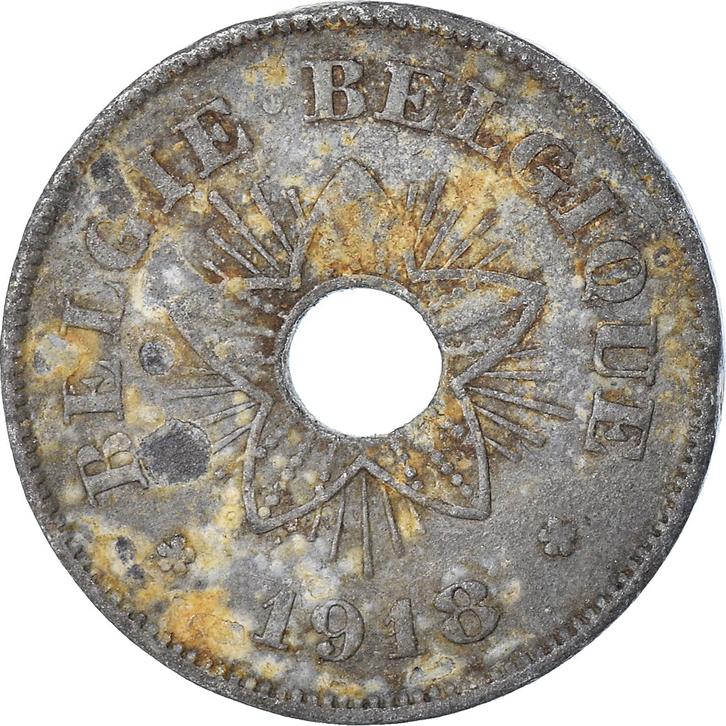 Moneda, Bélgica, 50 Centimes, 1918