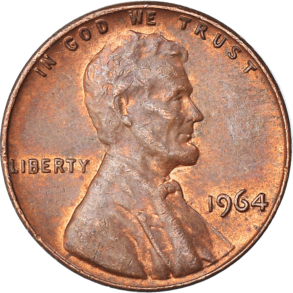 Münze, Vereinigte Staaten, Cent, 1964