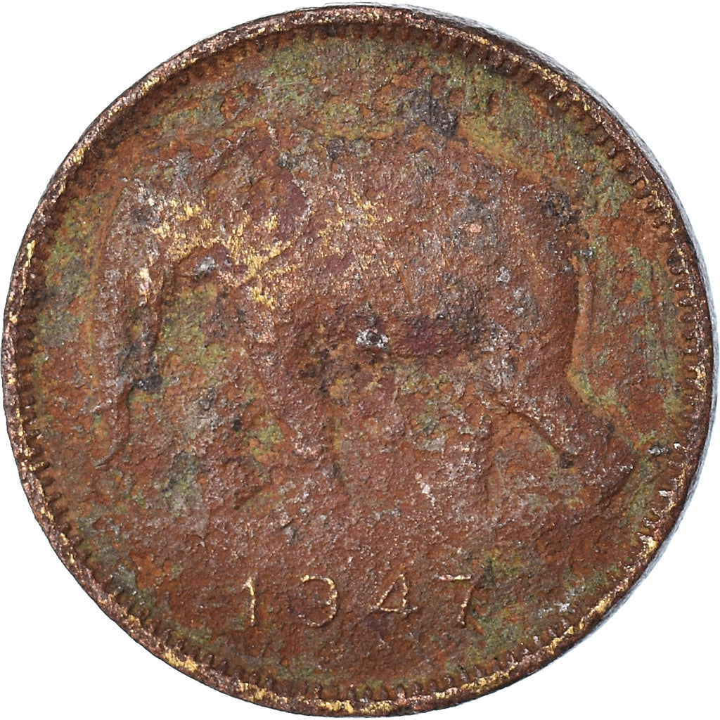 Moneta, Kongo Belgijskie, 2 Francs, 1947