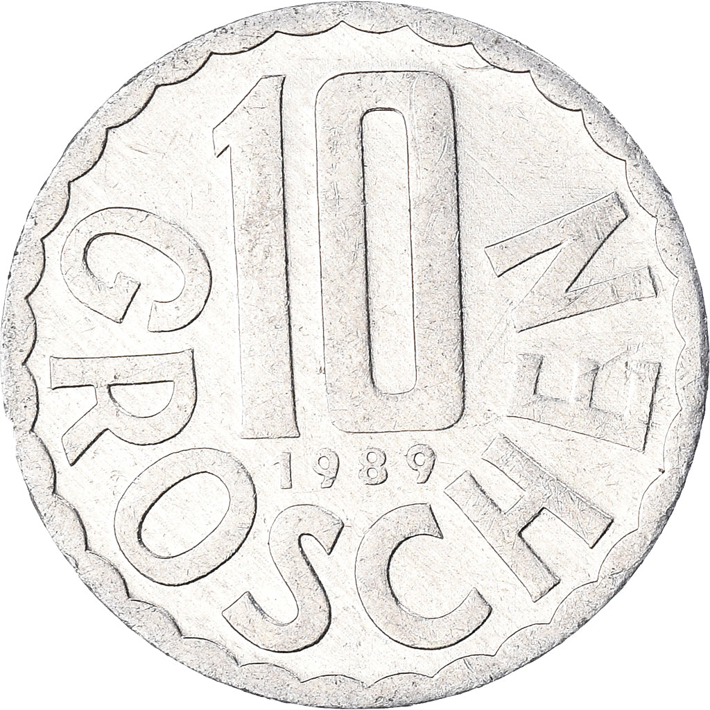 Coin, Austria, 10 Groschen, 1989