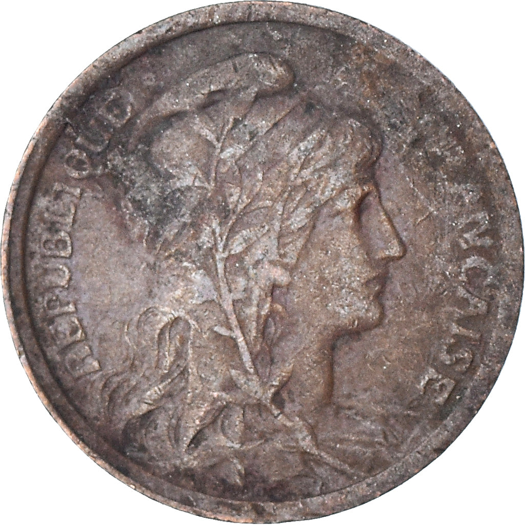 Moneda, Francia, Centime, 1912