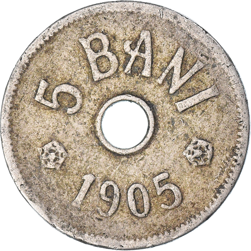 Moneta, Romania, 5 Bani, 1905